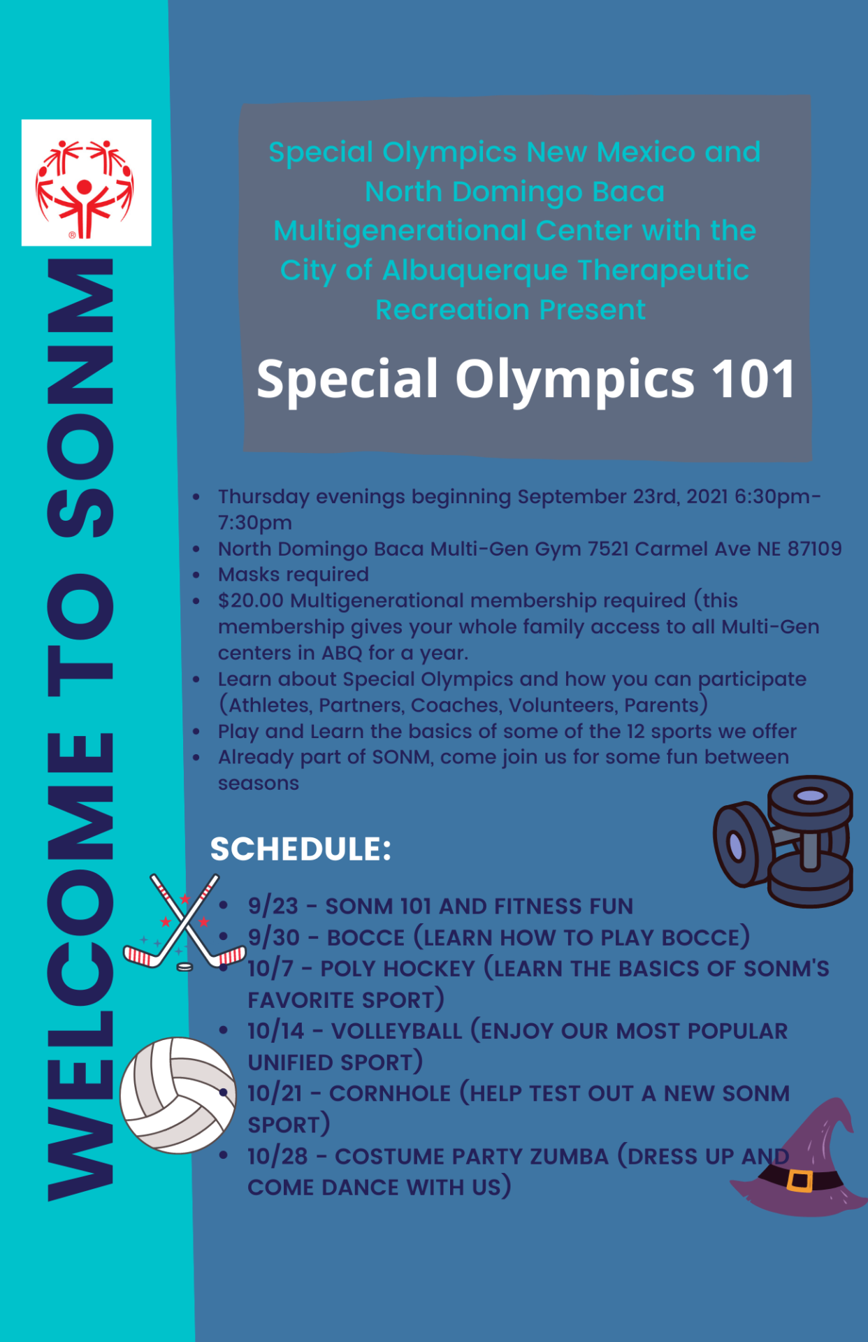 Events for December 2023 Special Olympics New Mexico