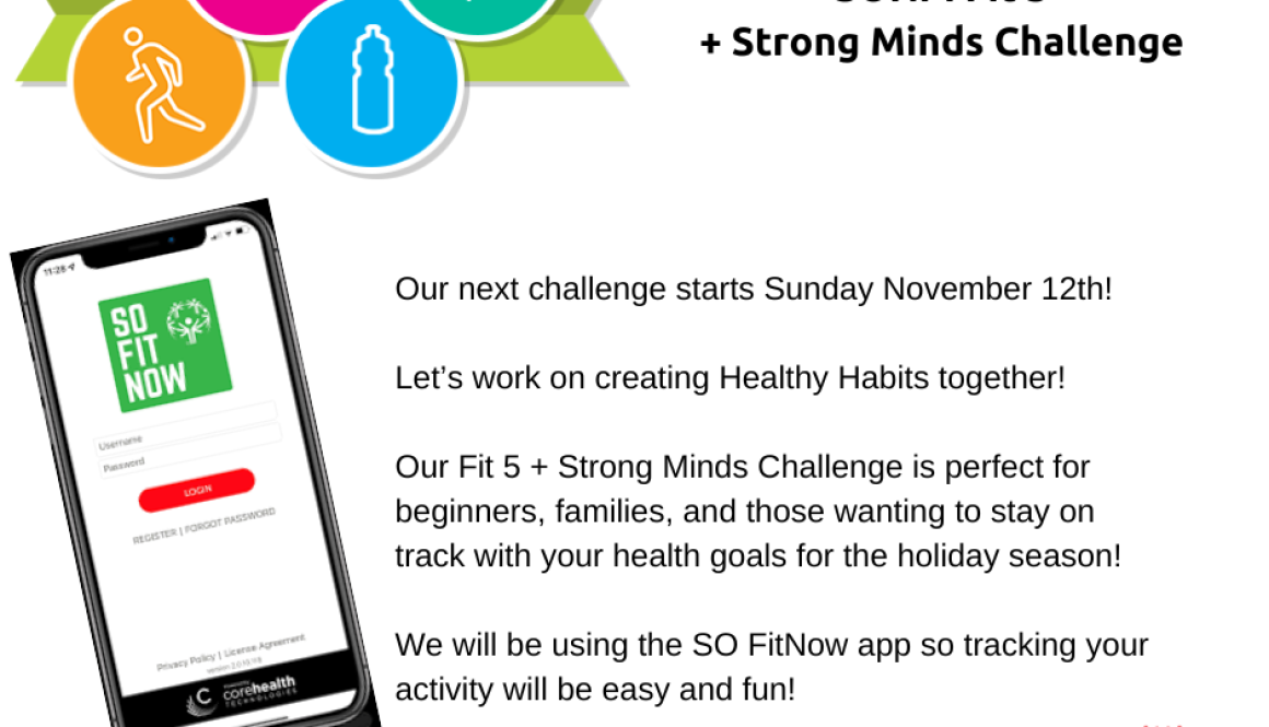 Fit 5 Strong MindsFB announcement
