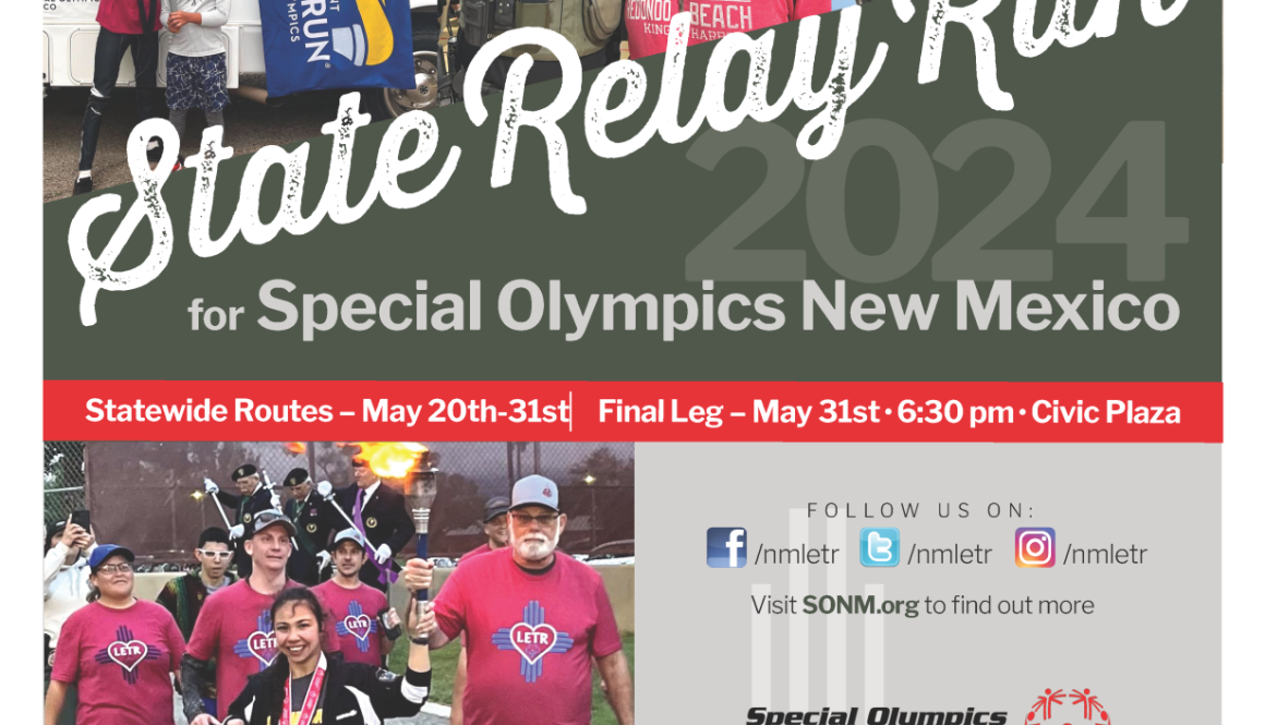 2024 NMLETR State Relay Run Flyer May 20