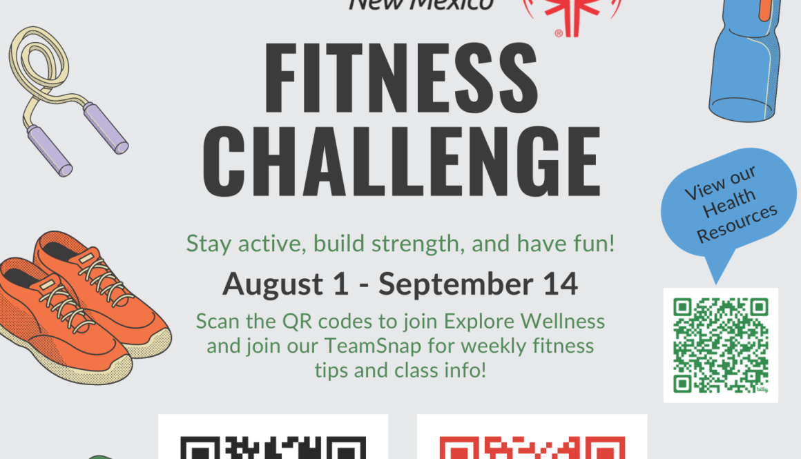 SONM Fitness Challenge flyer August 2024 updated