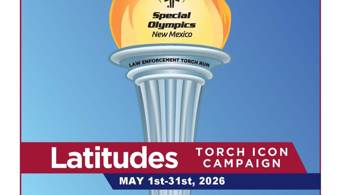 2026 May Latitudes Torch Icon flyer